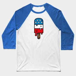 American Popsicle (Blue) Baseball T-Shirt